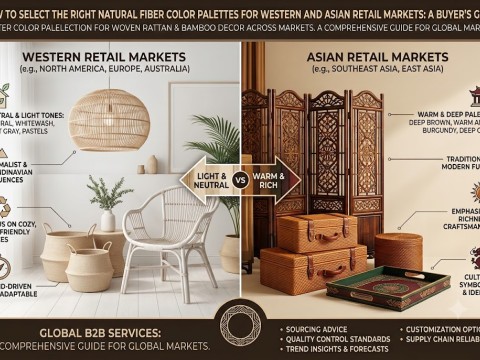 How to Select the Right Natural Fiber Color Palettes for Western and Asian Retail Markets: The Guide of A Buyer